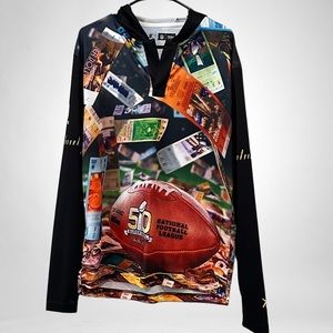 NFL‎ Team Apparel Super Bowl 50 Graphic Hoodie Men’s Sz Large